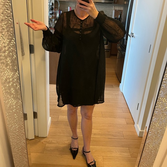 BB Dakota Jack Sheer Dress - Picture 1 of 11